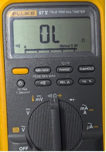 Multimeter lead connection